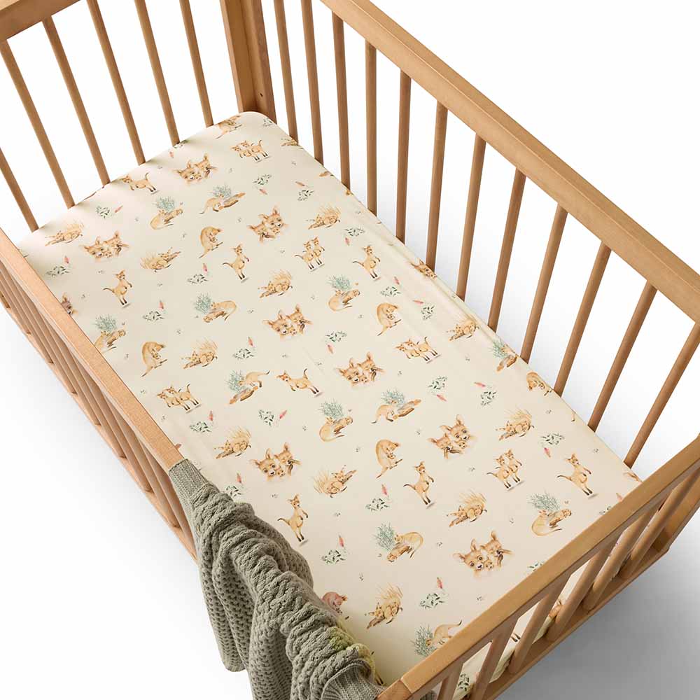 Snuggle Hunny Kids Fitted Cot Sheet - 133 x 77cm