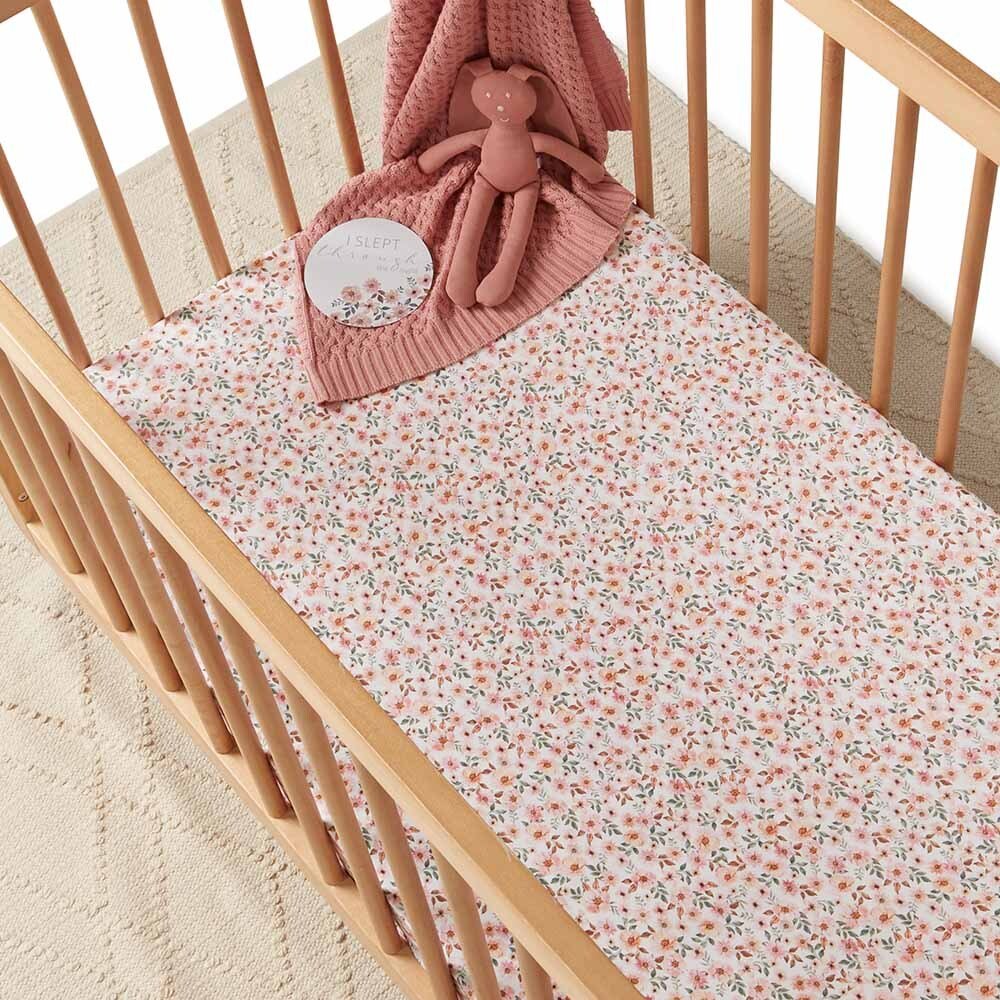 Snuggle Hunny Kids Fitted Cot Sheet - 133 x 77cm