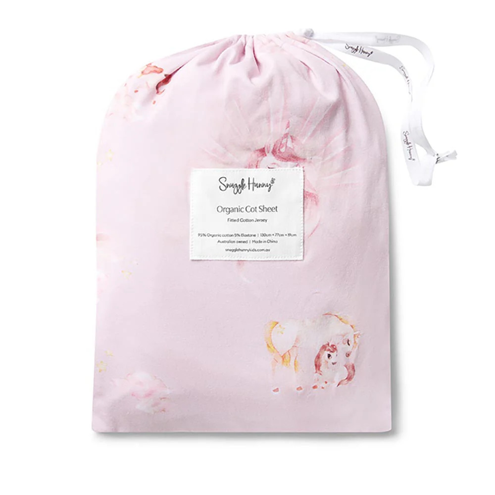 Snuggle Hunny Kids Fitted Cot Sheet - 133 x 77cm