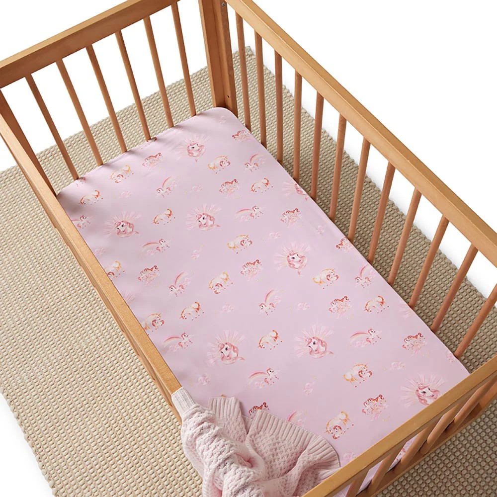 Snuggle Hunny Kids Fitted Cot Sheet - 133 x 77cm