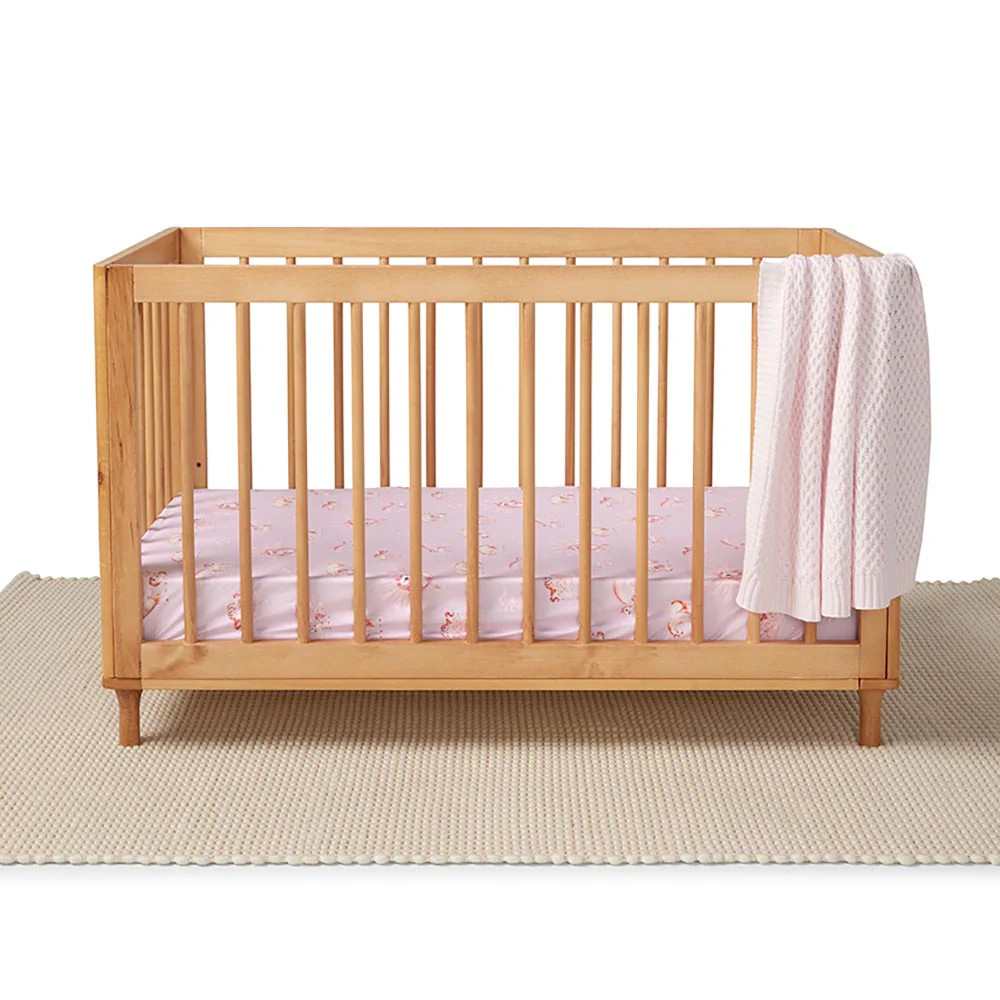 Snuggle Hunny Kids Fitted Cot Sheet - 133 x 77cm