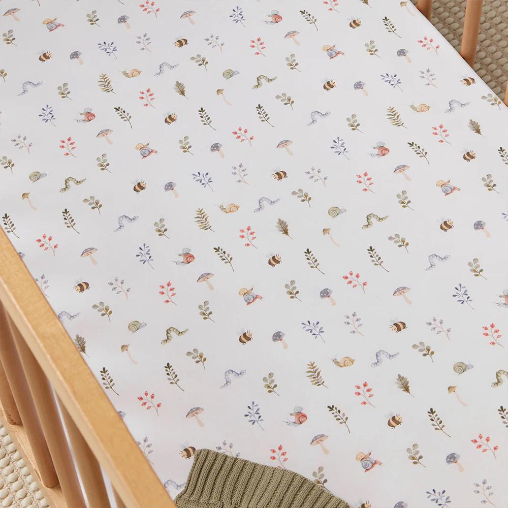 Snuggle Hunny Kids Fitted Cot Sheet - 133 x 77cm