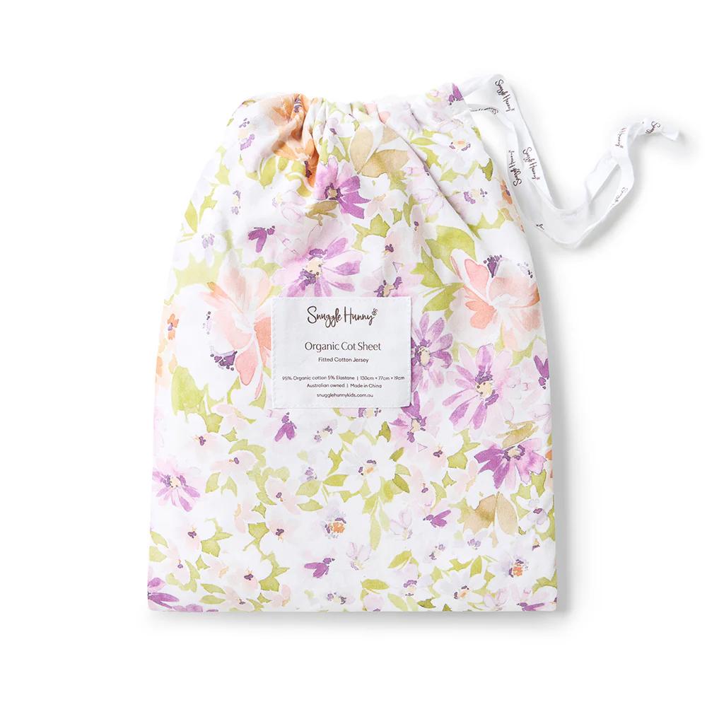 Snuggle Hunny Kids Fitted Cot Sheet - 133 x 77cm