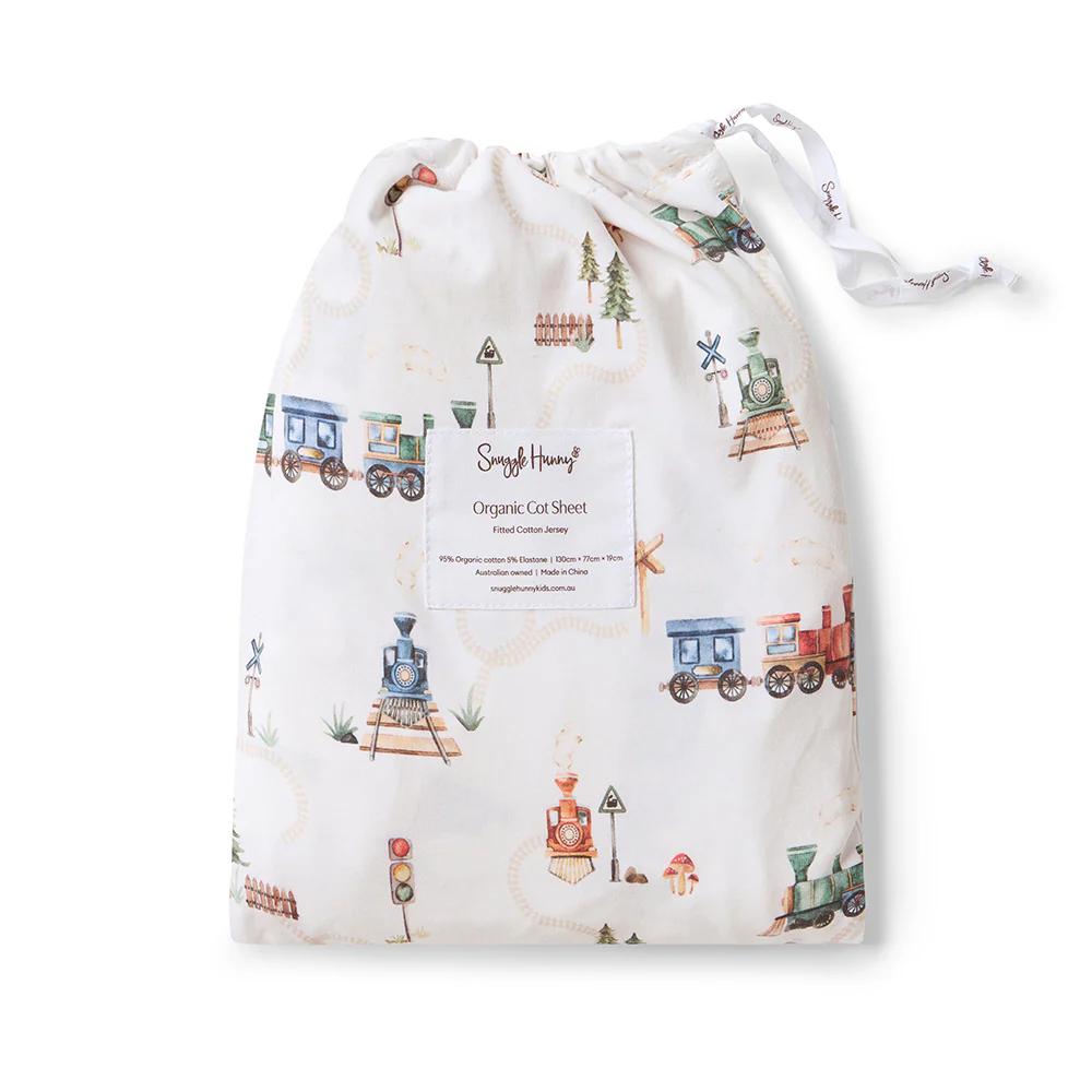 Snuggle Hunny Kids Fitted Cot Sheet - 133 x 77cm