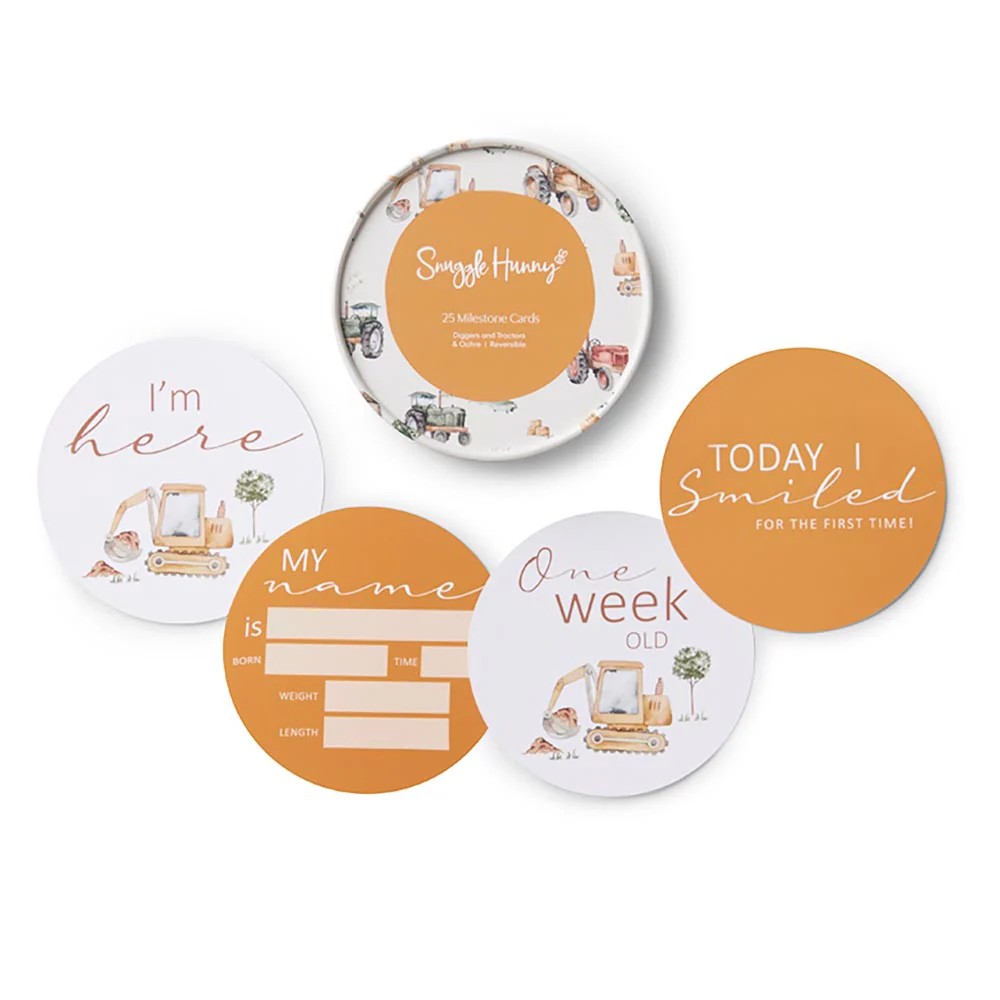 Snuggle Hunny Reversible Milestone Cards