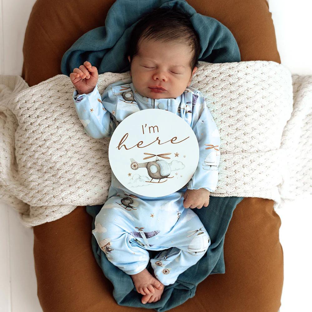 Snuggle Hunny Reversible Milestone Cards