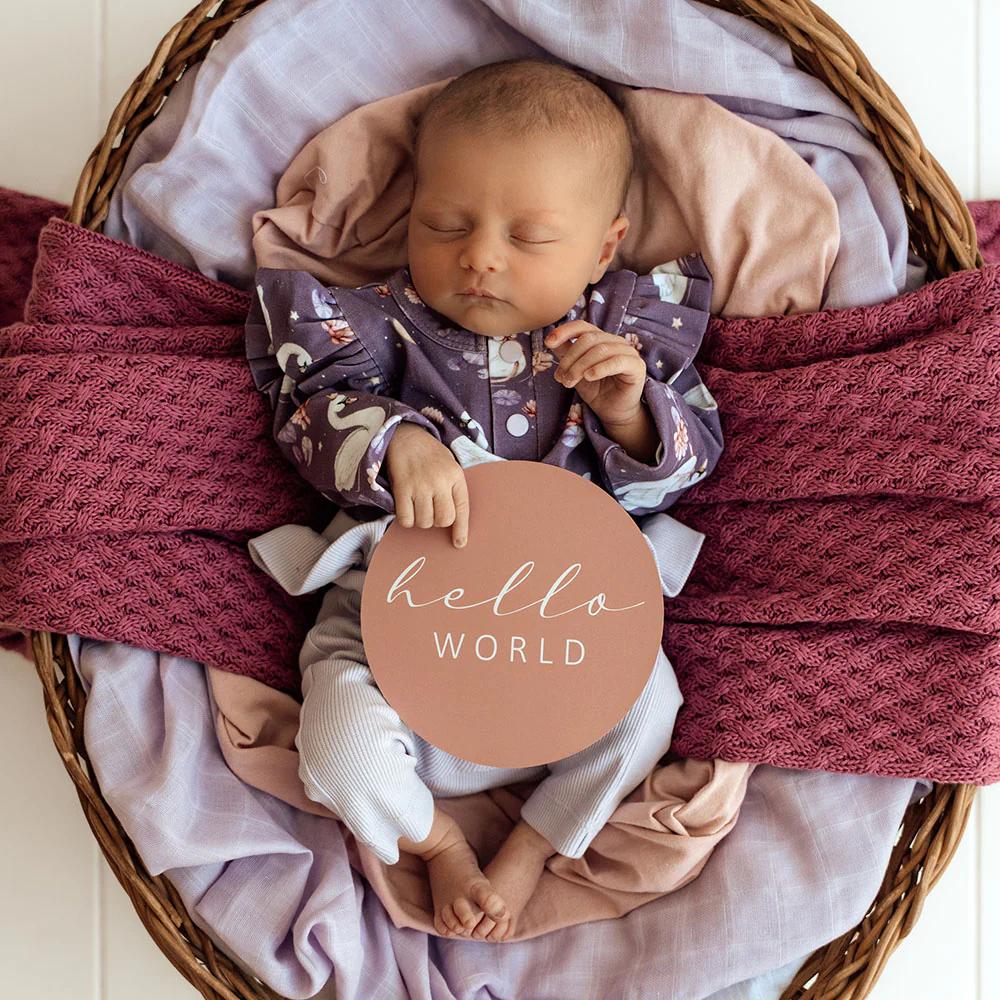 Snuggle Hunny Reversible Milestone Cards