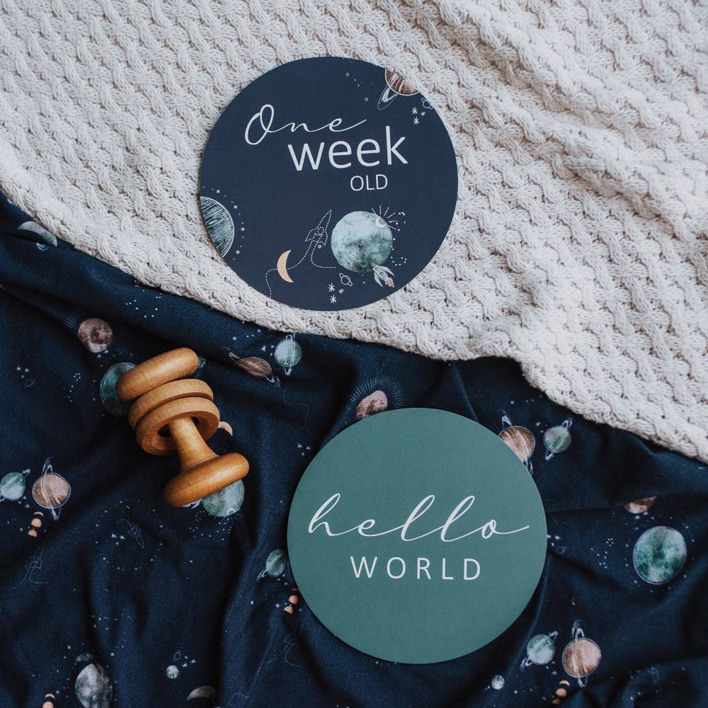 Snuggle Hunny Reversible Milestone Cards