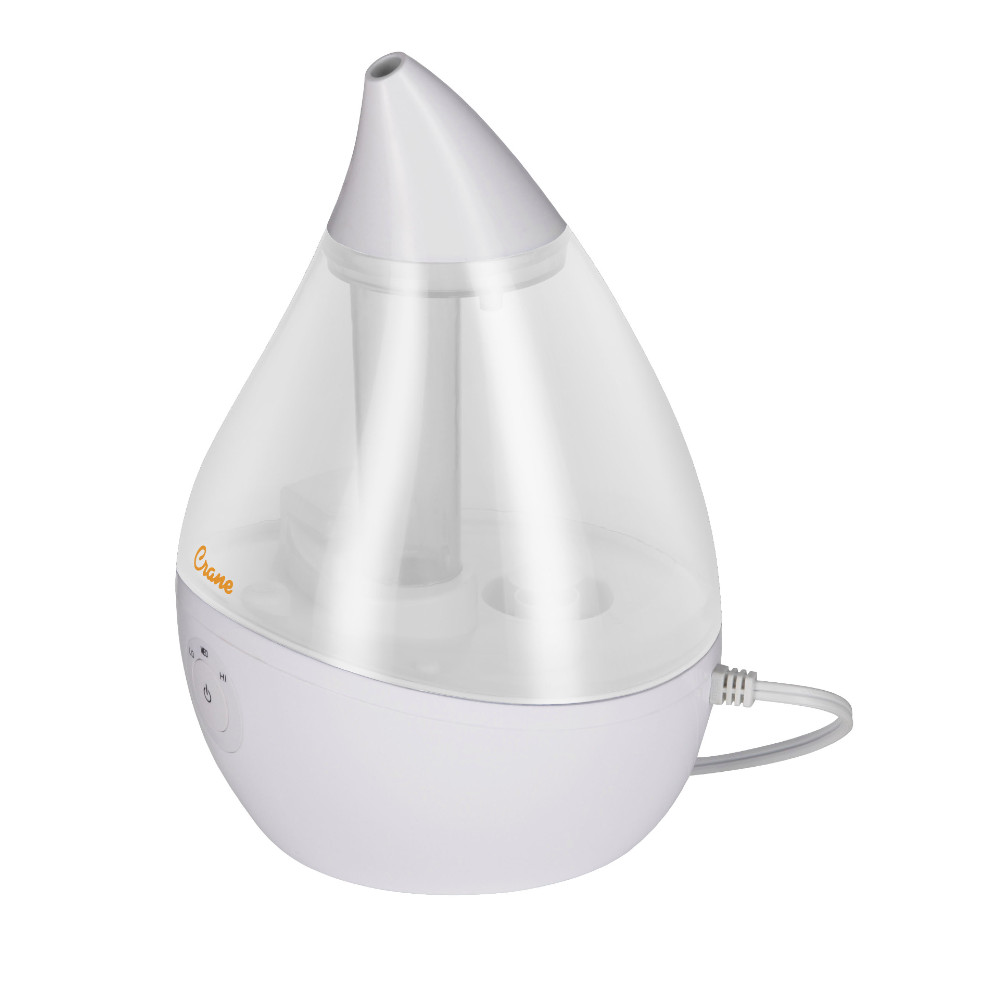 Crane Droplet Cool Mist Humidifier, Filter Free 1.9L with Vapour Pad
