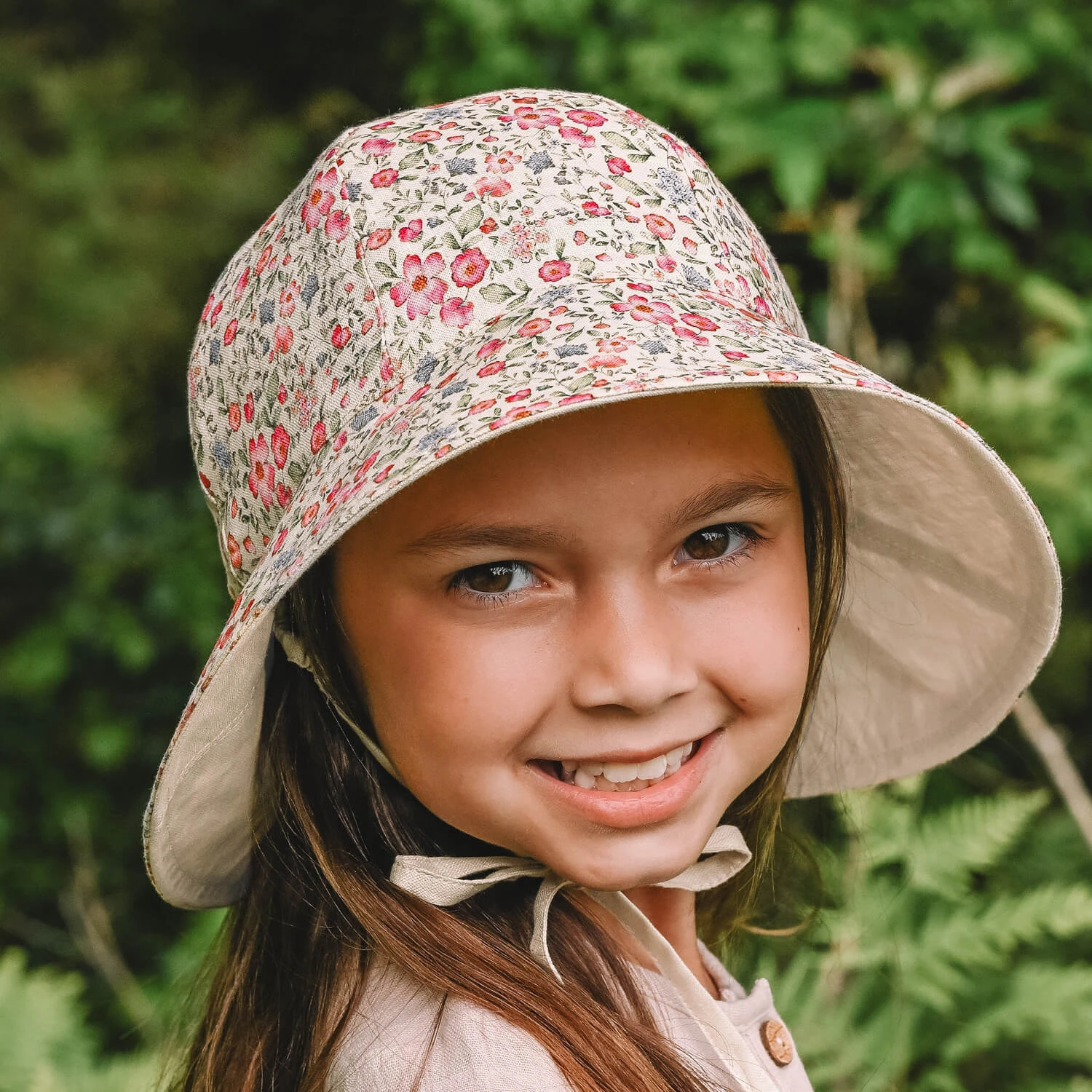 Bedhead hats - 'Wanderer' Reversible Girl's Bucket Hat