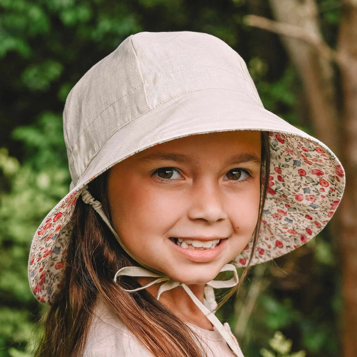 Bedhead hats - 'Wanderer' Reversible Girl's Bucket Hat