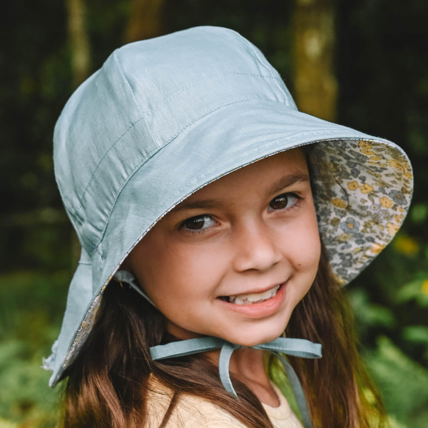 Bedhead hats - 'Wanderer' Reversible Girl's Bucket Hat