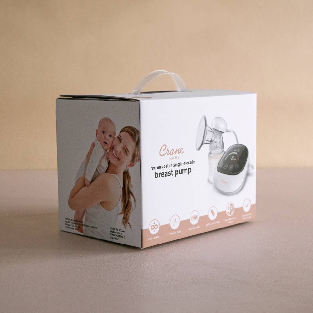 Crane Baby Rechargeable Single Electric Breast Pump