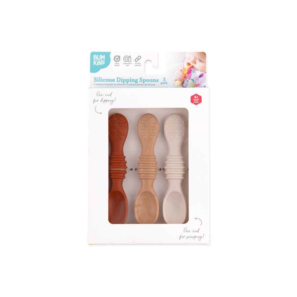 Bumkins Silicone Dipping Spoons 3pk