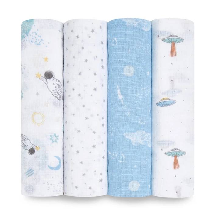 Aden + Anais Essentials Muslin Swaddles 4pk