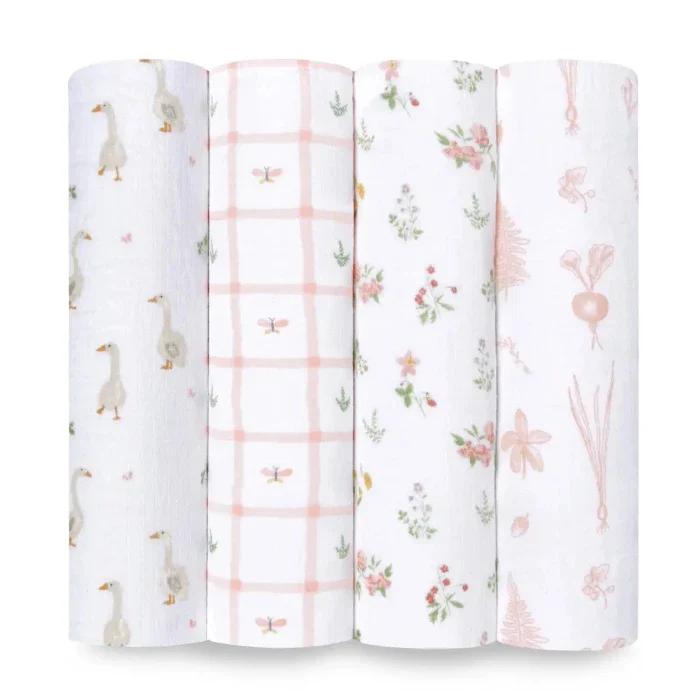 Aden + Anais Essentials Muslin Swaddles 4pk