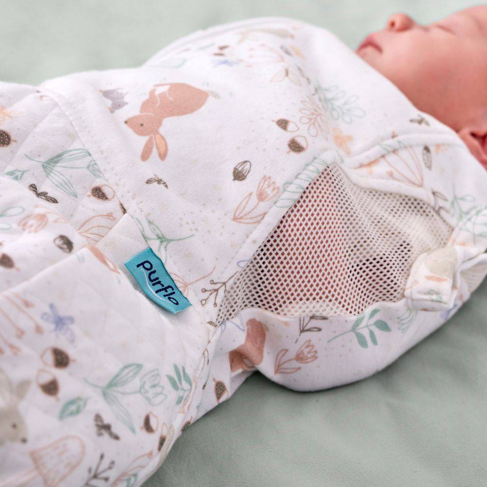 Purflo 2.5 tog Swaddle to Sleep Bag - All Seasons