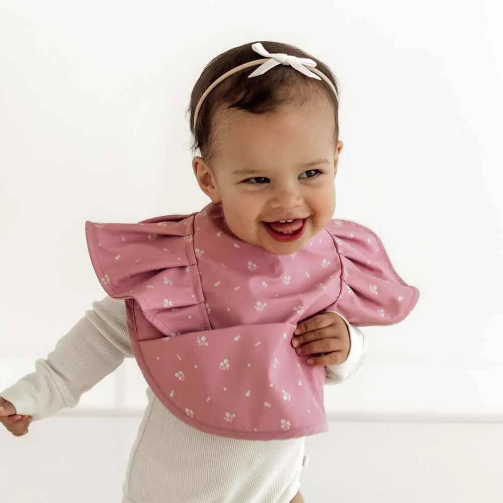 Snuggle Hunny Waterproof Snuggle Bib with Frill