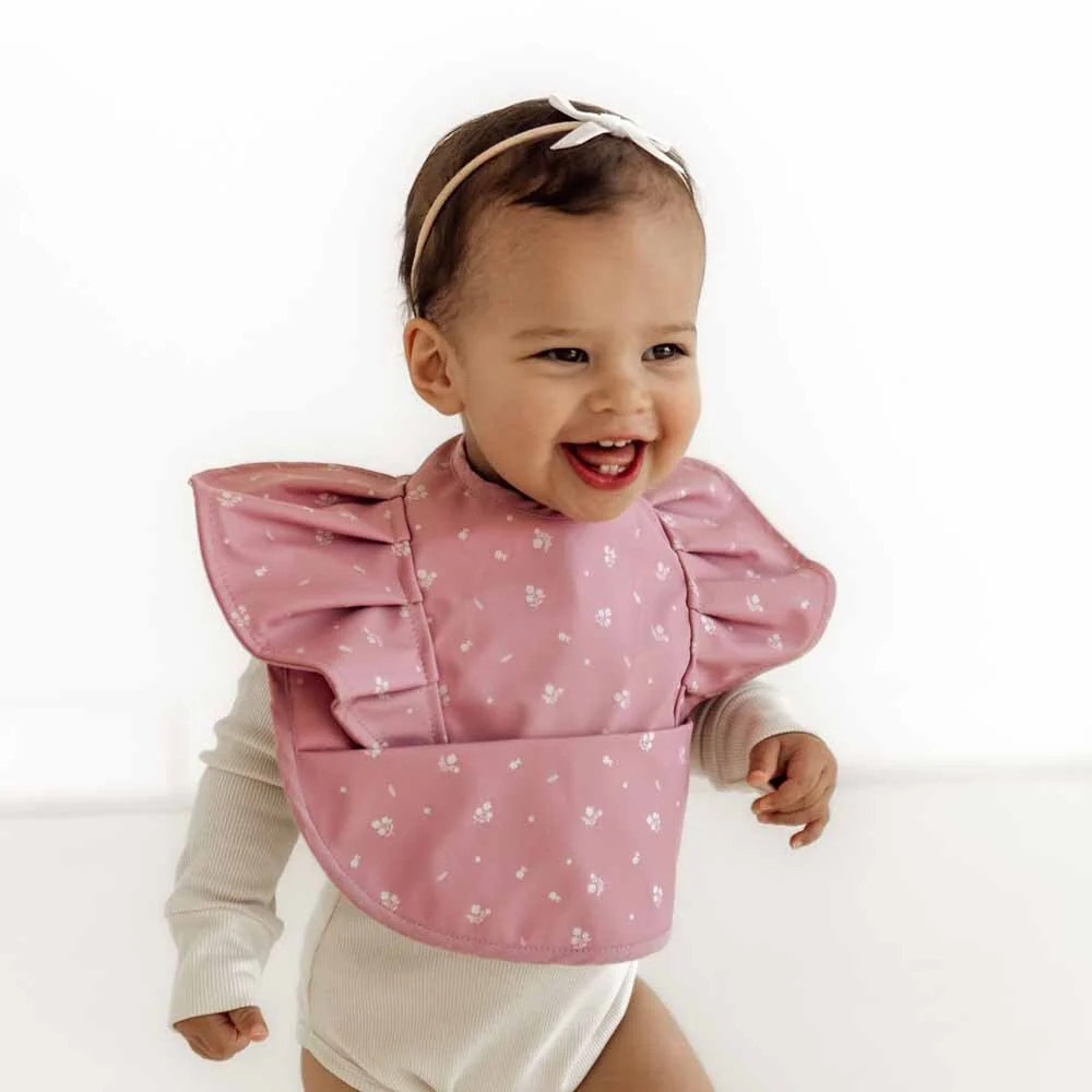 Snuggle Hunny Waterproof Snuggle Bib with Frill