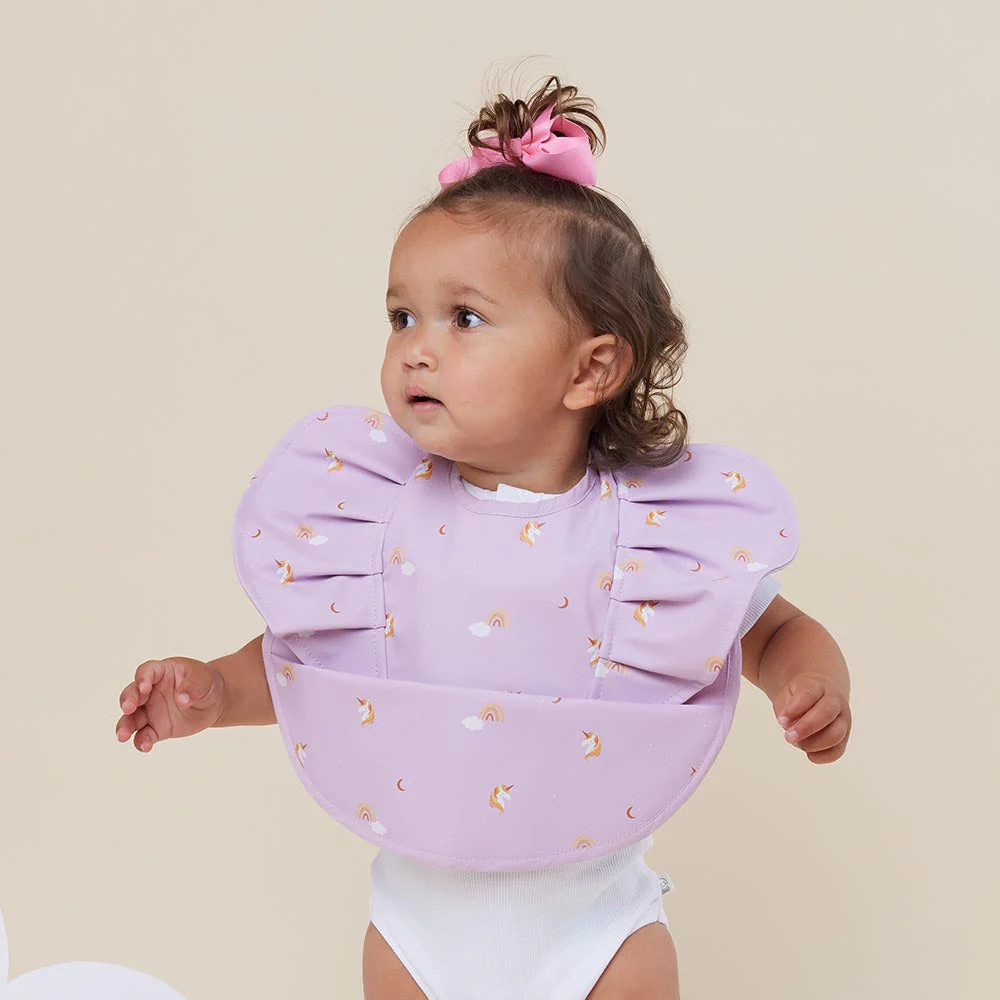 Snuggle Hunny Waterproof Snuggle Bib with Frill