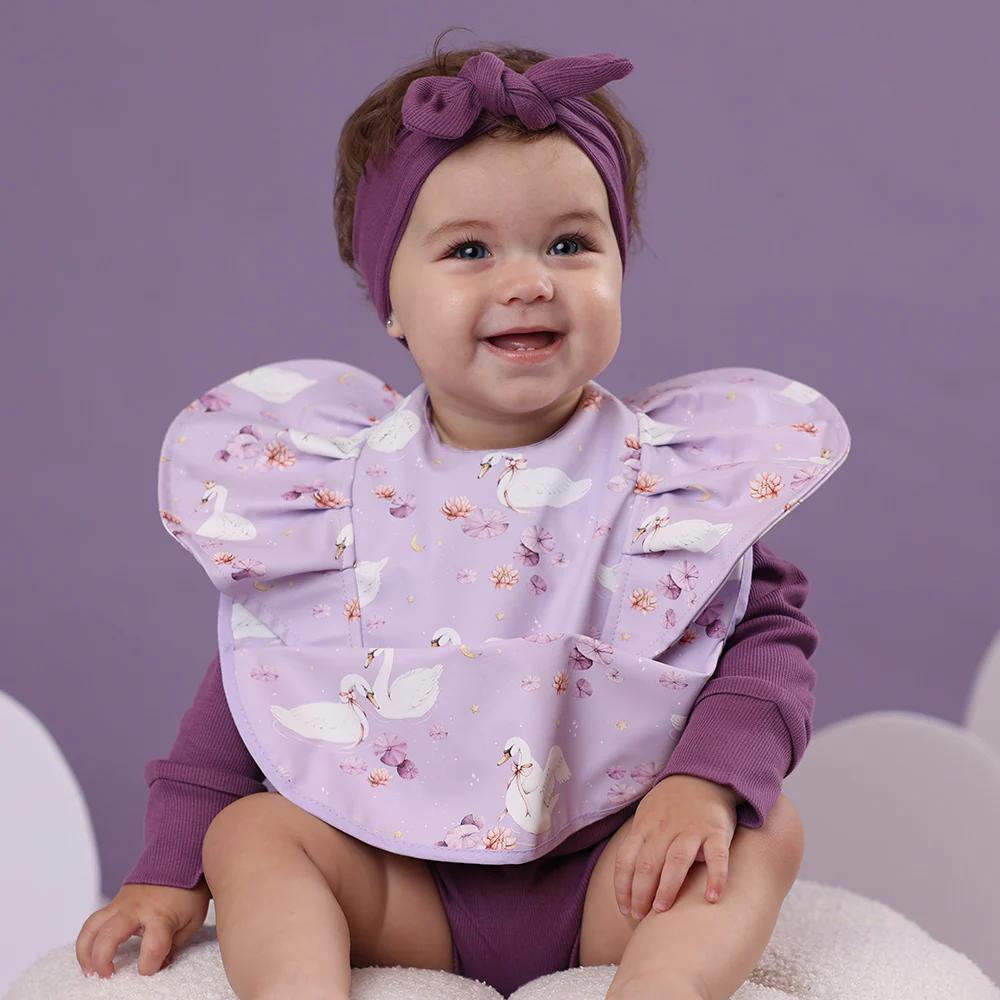 Snuggle Hunny Waterproof Snuggle Bib with Frill