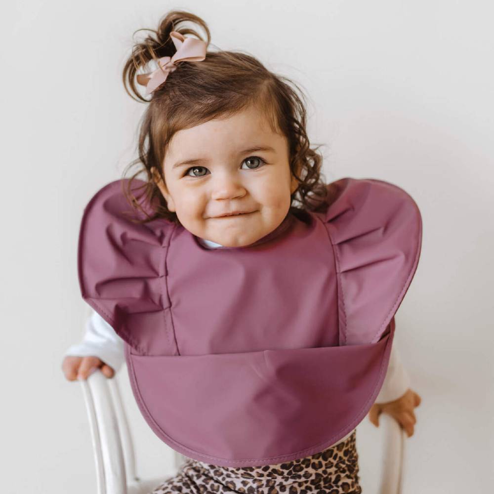 Snuggle Hunny Waterproof Snuggle Bib with Frill