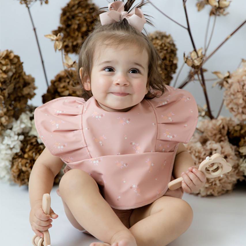 Snuggle Hunny Waterproof Snuggle Bib with Frill