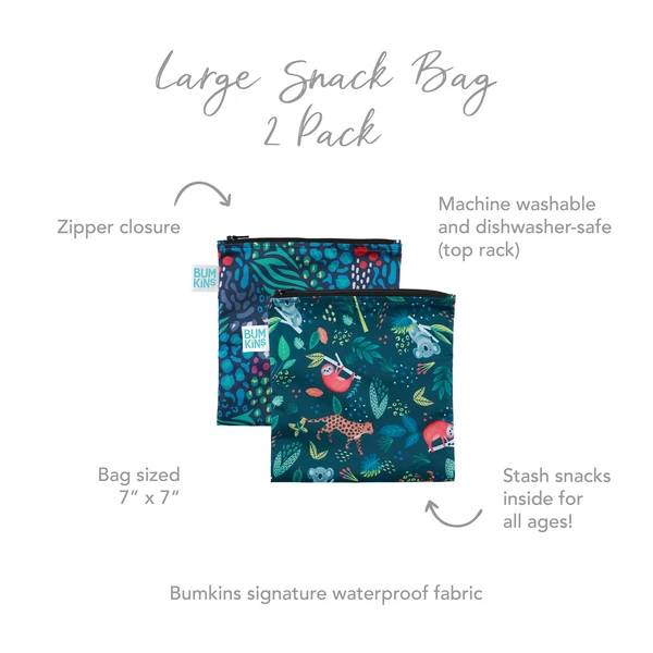 Bumkins Large Snack Bag 2pk