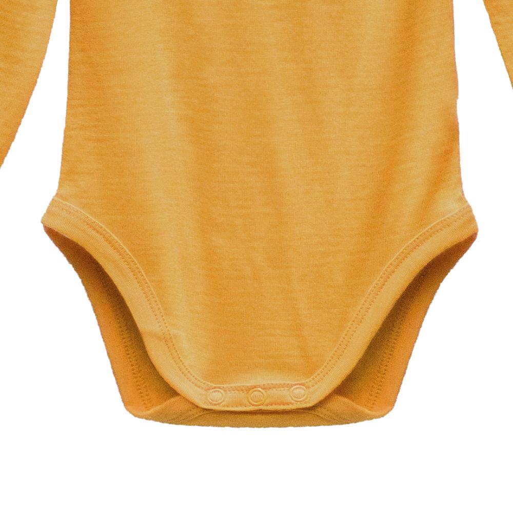 The Sleep Store Jersey New Zealand Merino Wool Long Sleeve Bodysuit - Newborn - 2 years