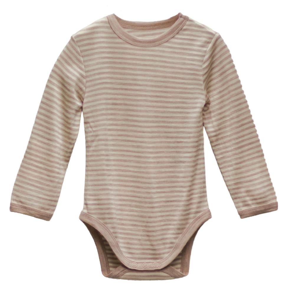 The Sleep Store Jersey New Zealand Merino Wool Long Sleeve Bodysuit - Newborn - 2 years