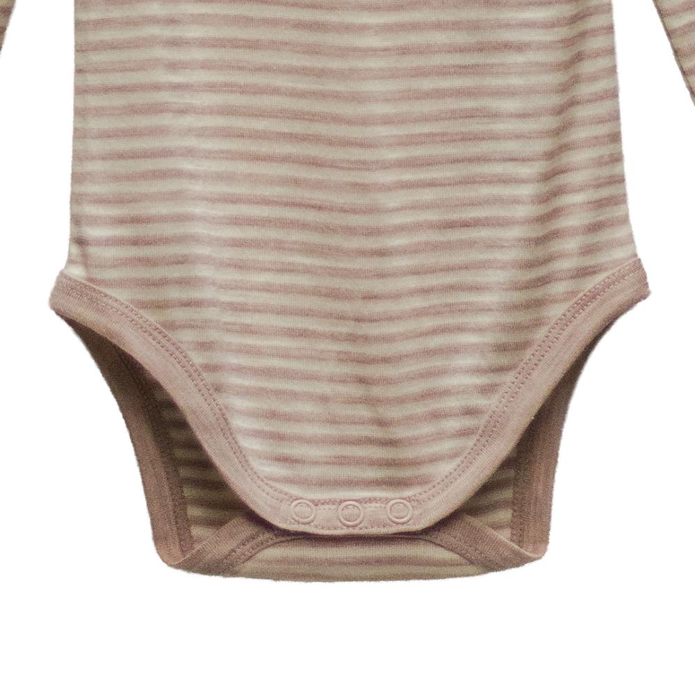 The Sleep Store Jersey New Zealand Merino Wool Long Sleeve Bodysuit - Newborn - 2 years