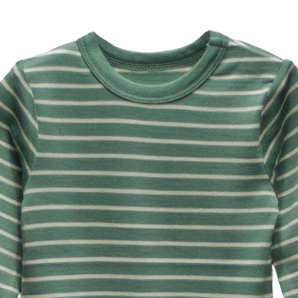 The Sleep Store Jersey New Zealand Merino Wool Long Sleeve Bodysuit - Newborn - 2 years