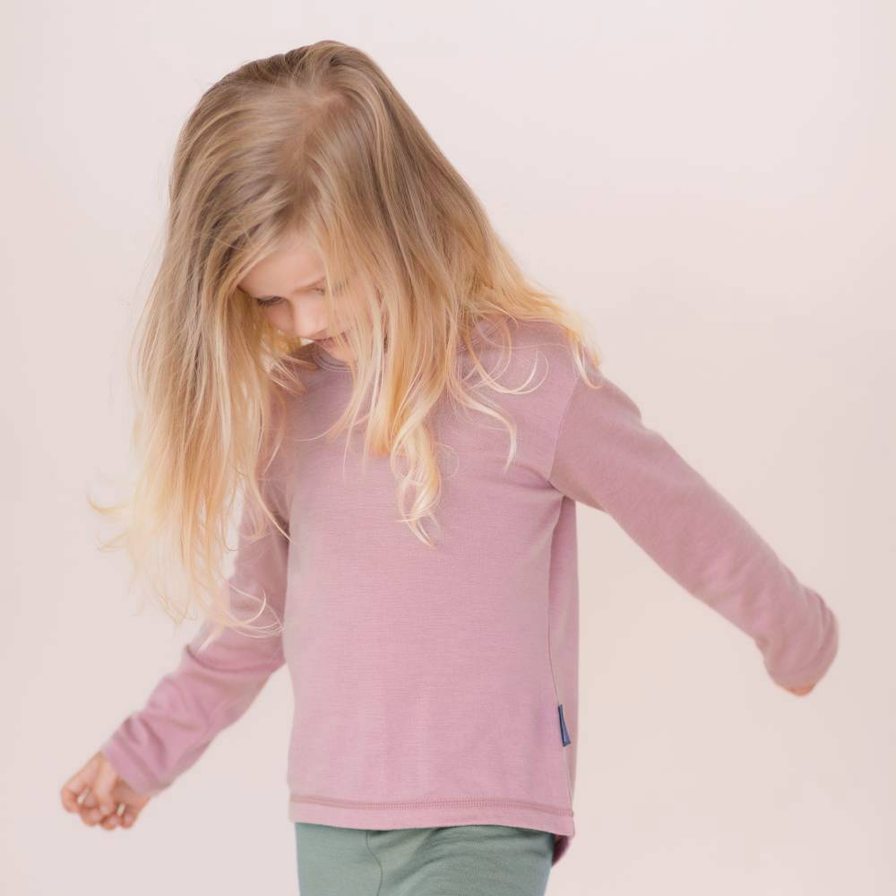 The Sleep Store Jersey New Zealand Merino Wool Long Sleeve Top - Sizes 2, 3, 4 years