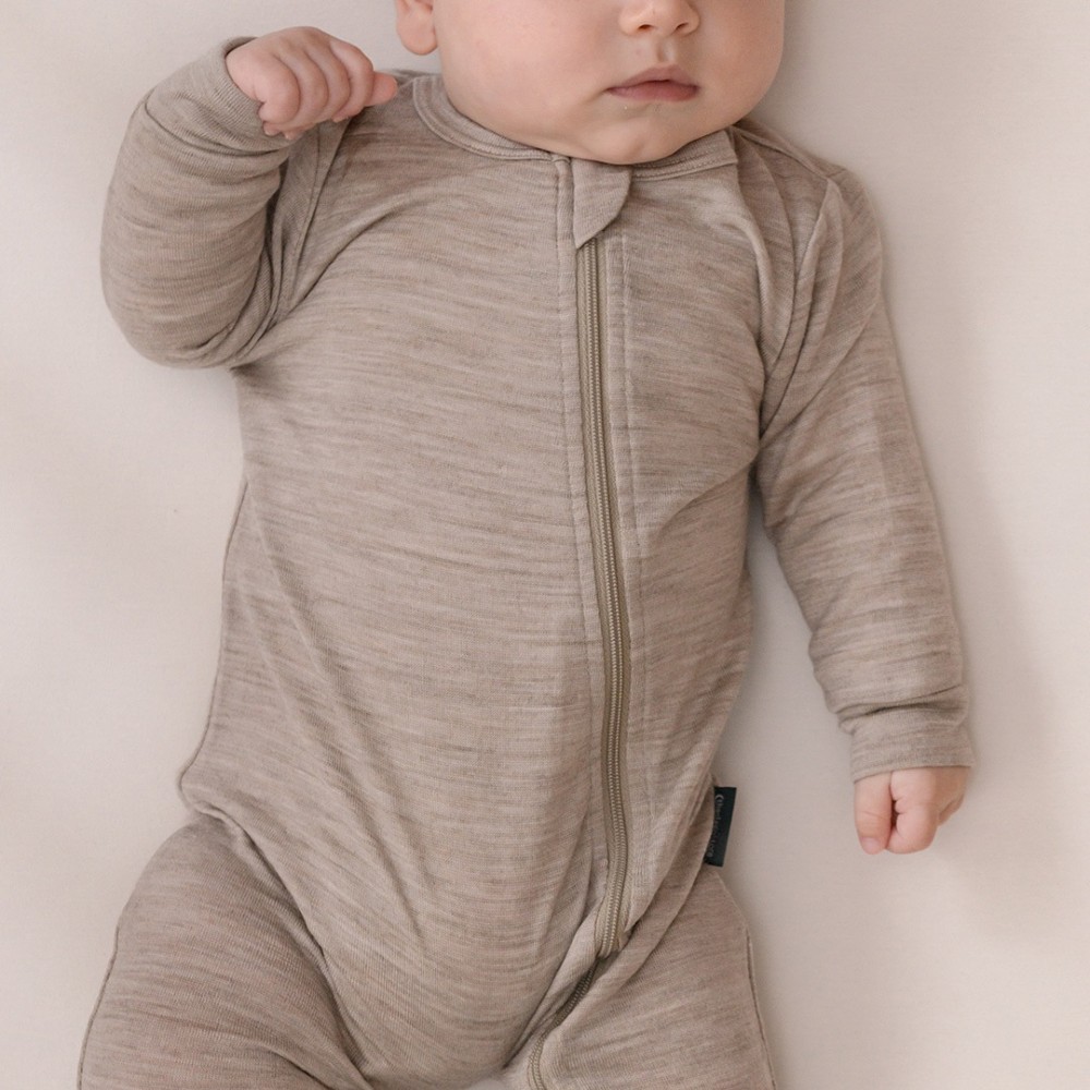 The Sleep Store Jersey Merino - Zipsuit