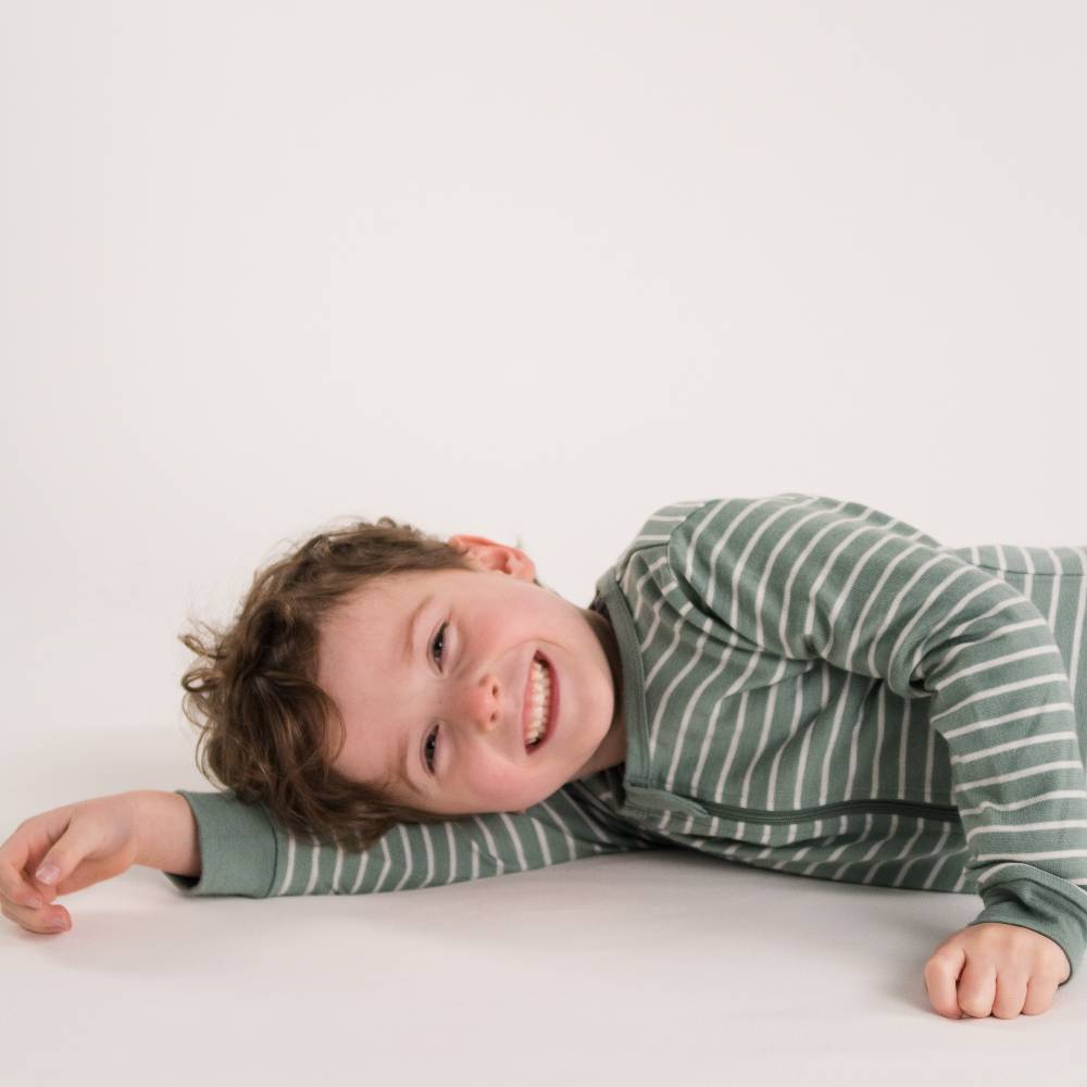 The Sleep Store Jersey New Zealand Merino Wool Zipsuit - Newborn - 3 years