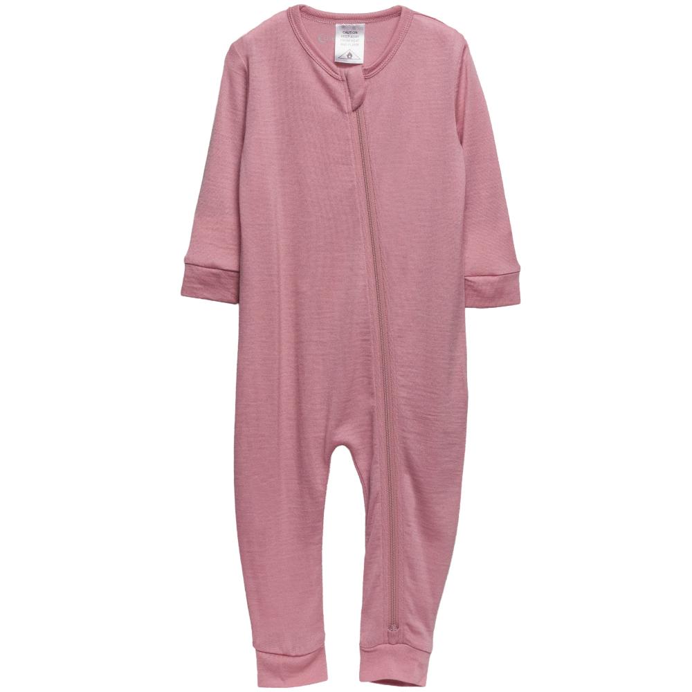 The Sleep Store Jersey New Zealand Merino Wool Zipsuit - Newborn - 3 years