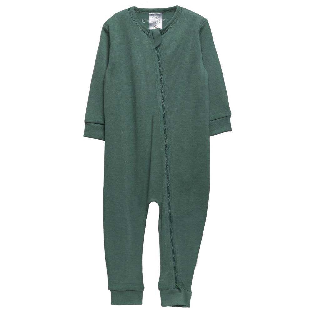 The Sleep Store Jersey New Zealand Merino Wool Zipsuit - Newborn - 3 years