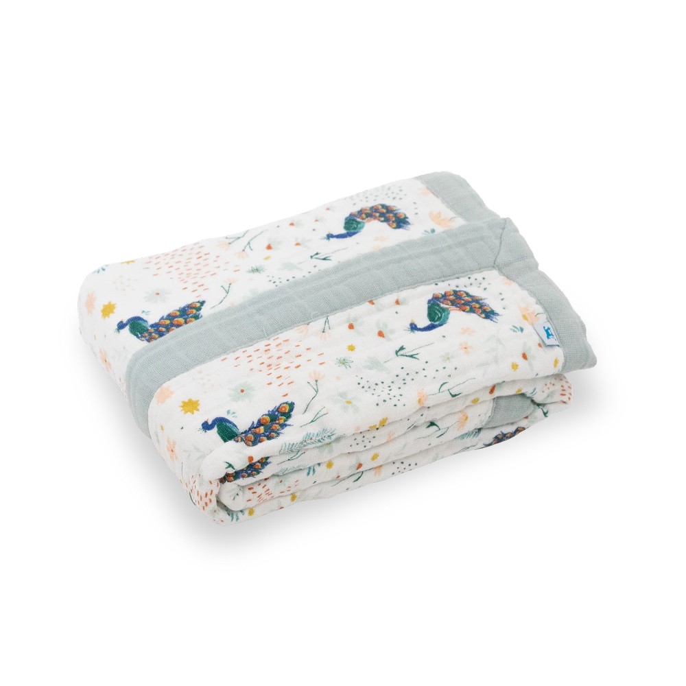 Quilted Cotton Muslin Baby Blanket