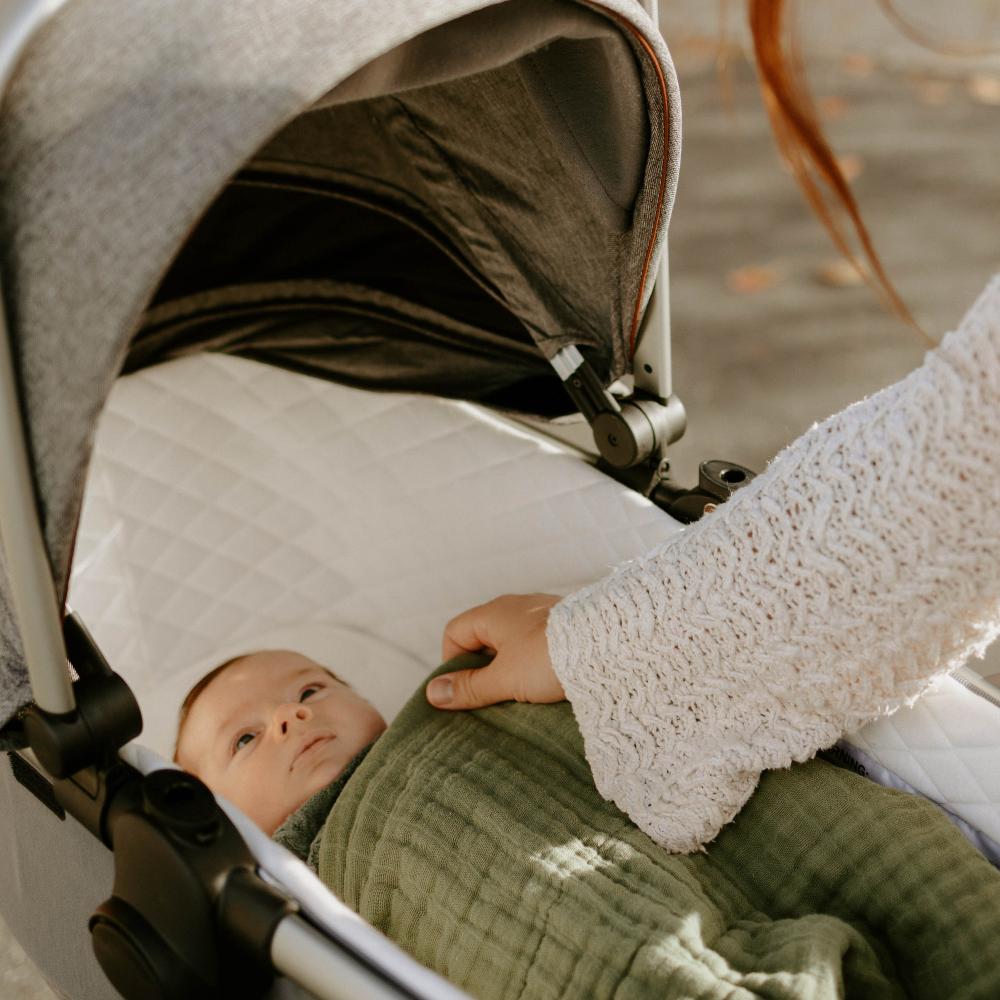 Quilted Cotton Muslin Baby Blanket