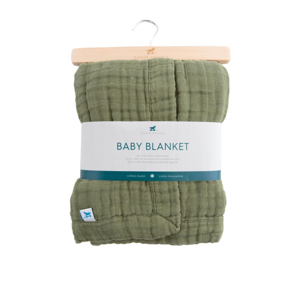 Quilted Cotton Muslin Baby Blanket