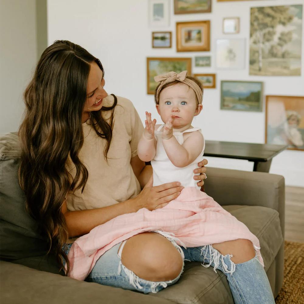 Quilted Cotton Muslin Baby Blanket