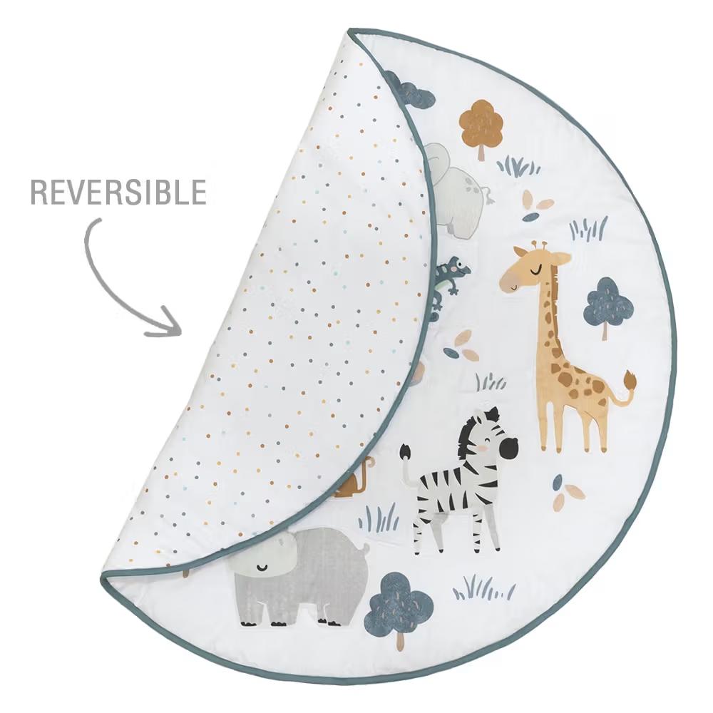 Lolli Living Round Play Mat with Milestone Cards