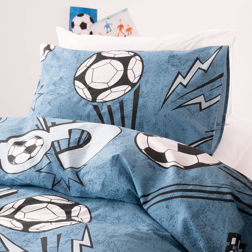 Squiggles Duvet Cover - Goal