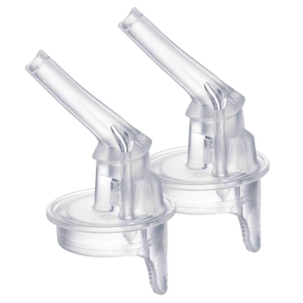 b.box Tritan Drink Bottle Replacement Straw Top 2-Pack