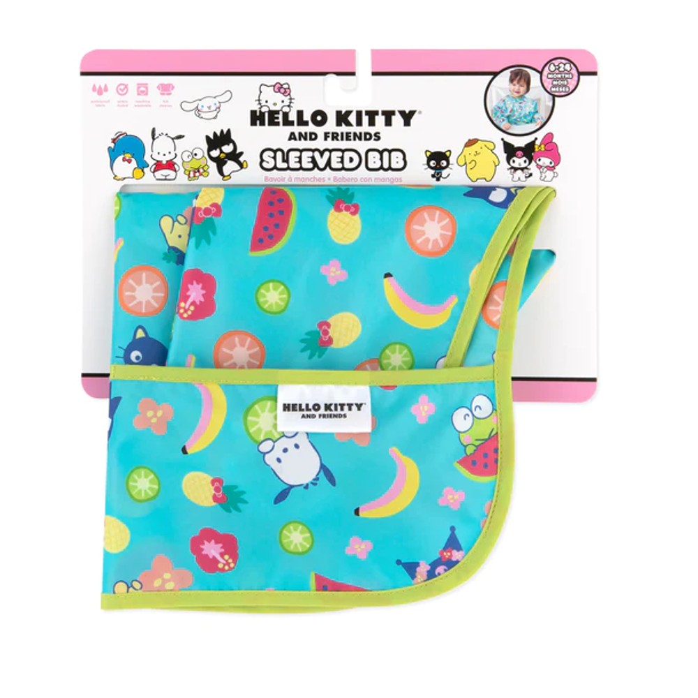 Bumkins Waterproof Sleeved Bib - Hello Kitty