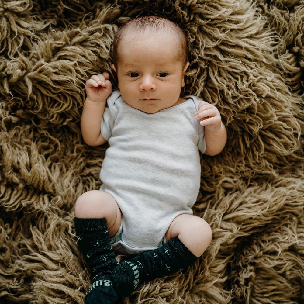 Lamington Baby Knee-High Merino Socks