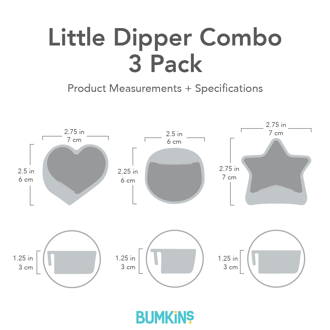 Bumkins Little Dippers Combo 3pk