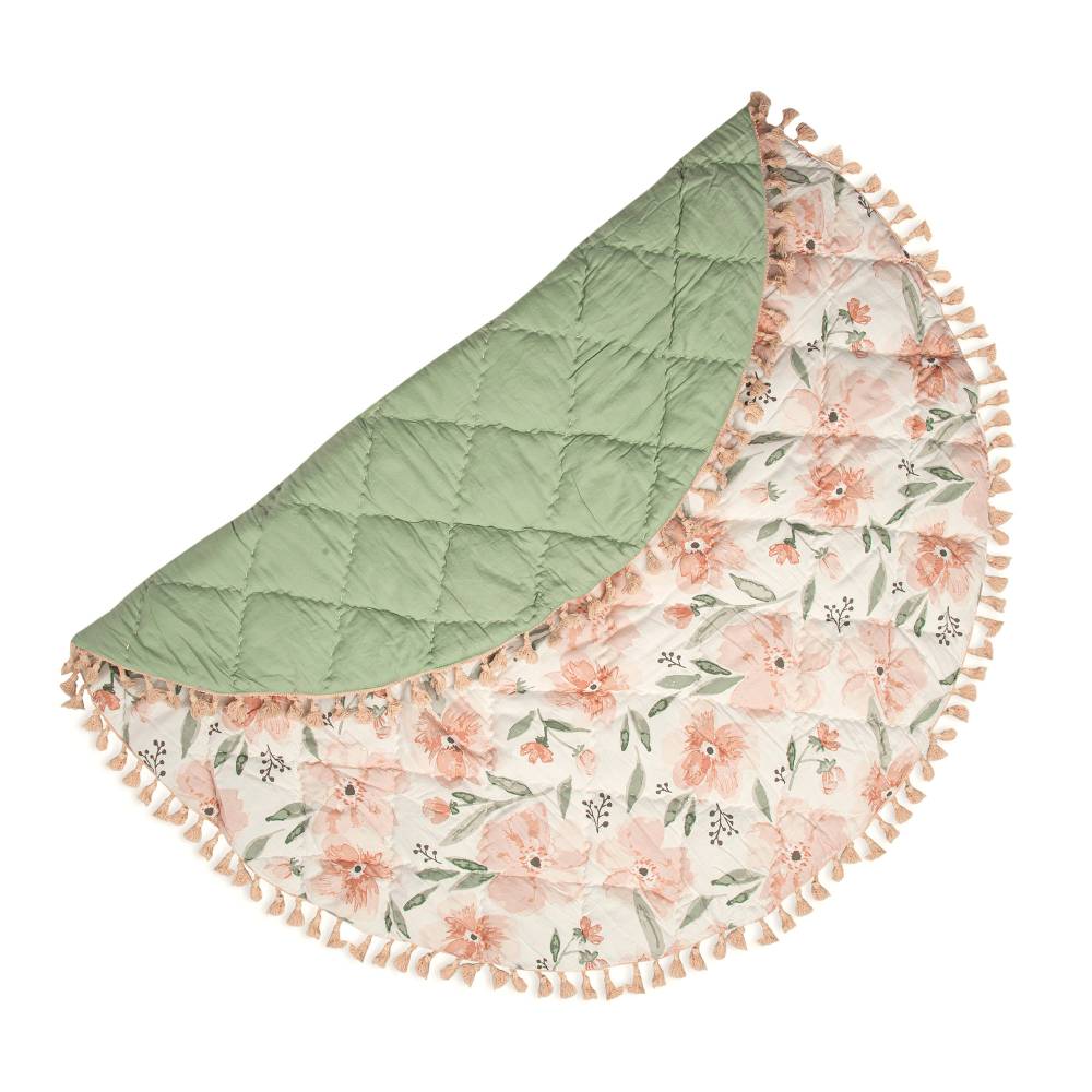 Crane Baby Reversible Quilted Playmat - Parker