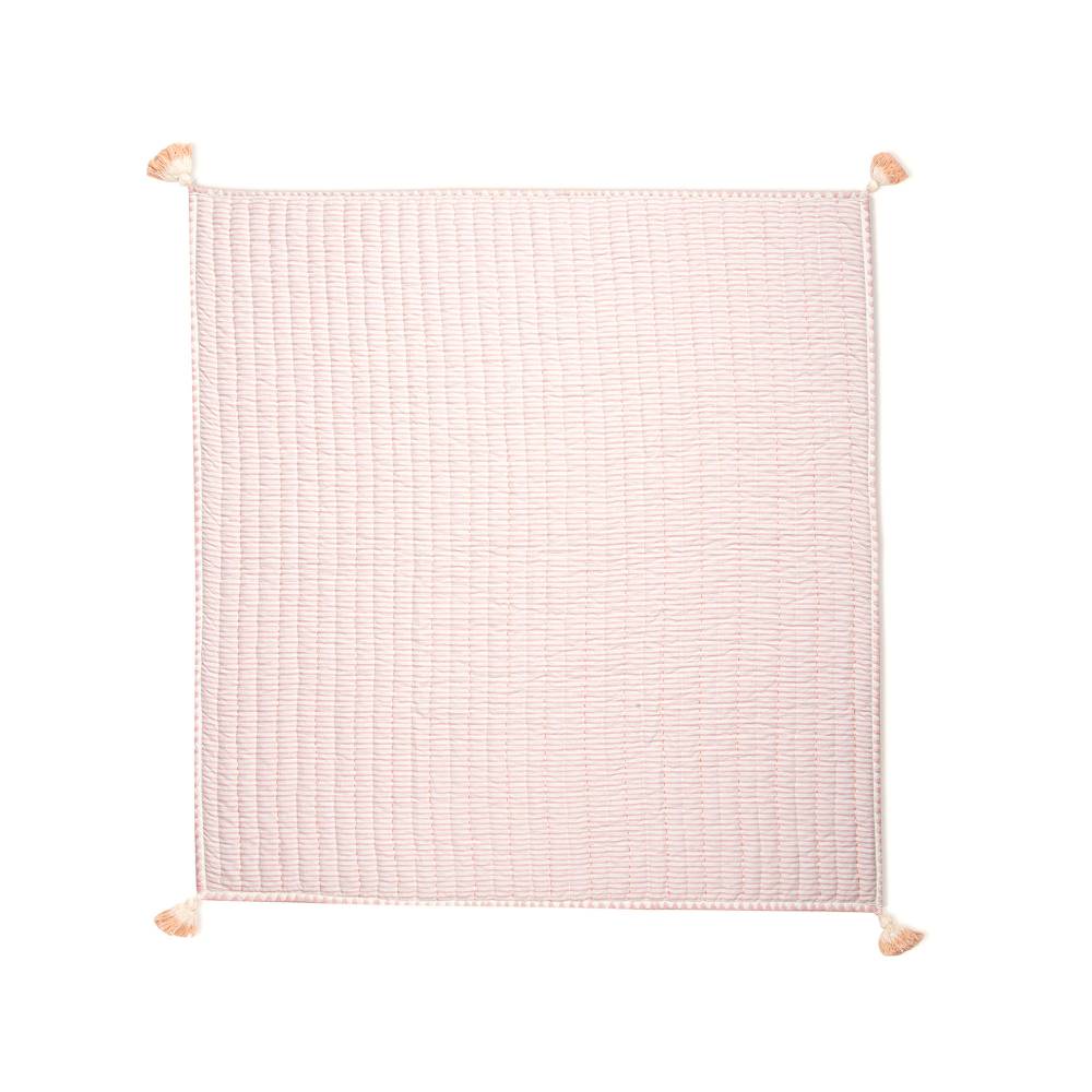 Crane Baby Reversible Cot Quilt - Parker