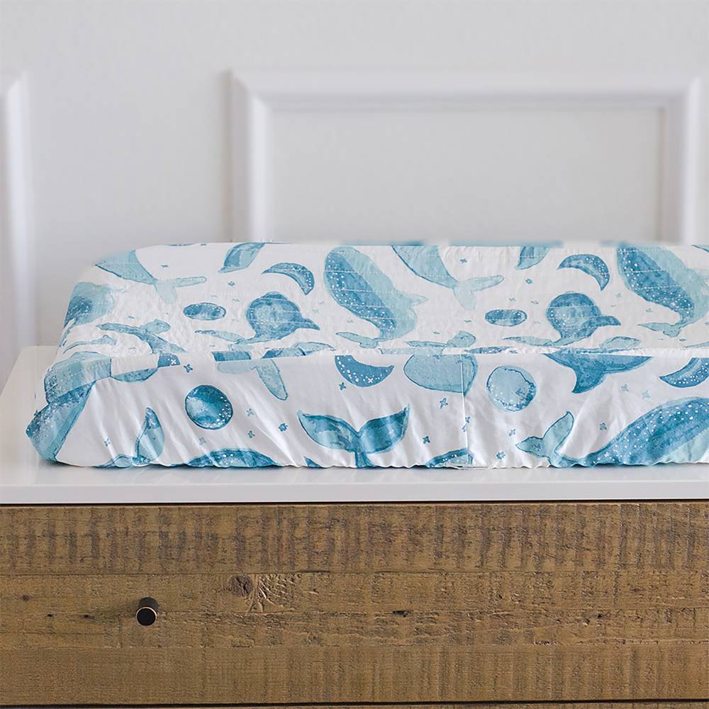 Crane Baby Quilted Change Pad Cover